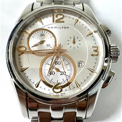 Hamilton Jazzmaster H32612155 42mm Chrono Quartz Watch!